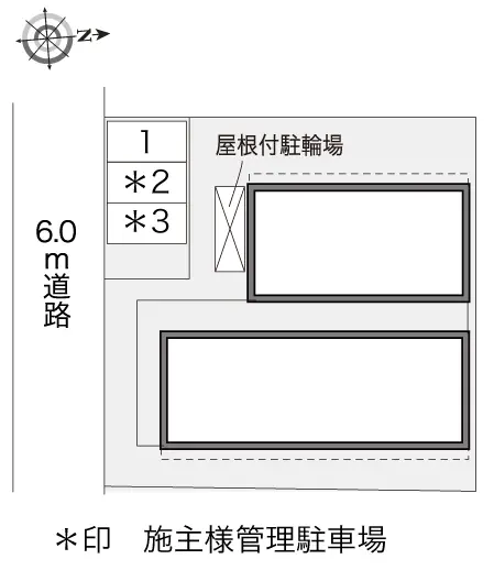 京都市北区紫竹西栗栖町 月極駐車場